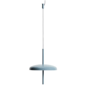 Kave Home Modr&eacute; kovov&eacute; nab&iacute;jec&iacute; z&aacute;věsn&eacute; LED světlo Porte &Oslash; 16 cm