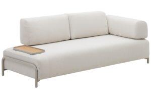 Kave Home Pohovka Compo 232 cm s mal&yacute;m stolkem