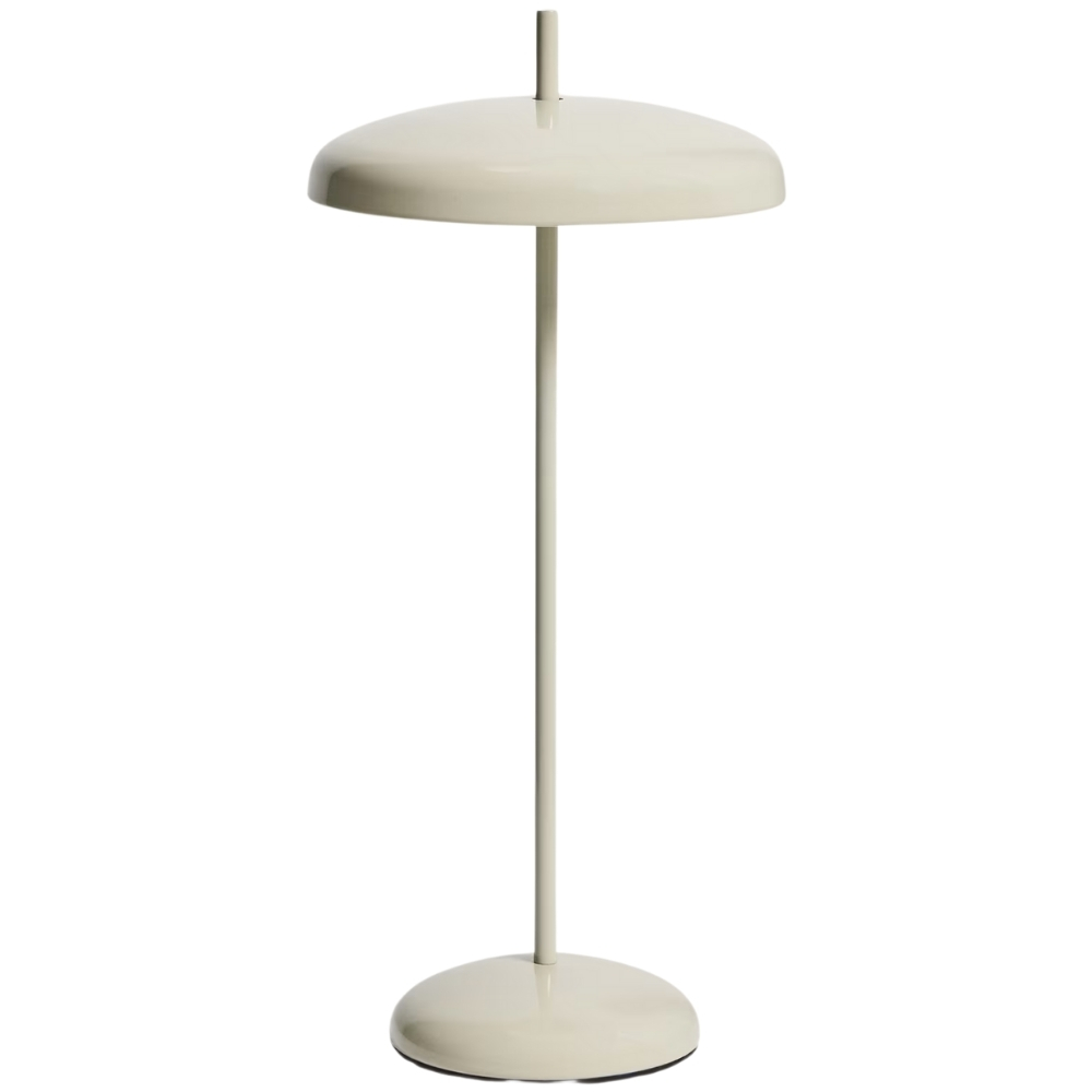Kave Home Šedá kovová nabíjecí LED lampa Porte