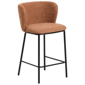 Kave Home Terakotov&aacute; barov&aacute; židle Ciselia 65 cm