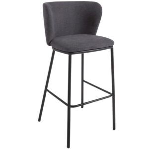 Kave Home Tmavě &scaron;ed&aacute; barov&aacute; židle Ciselia 75 cm