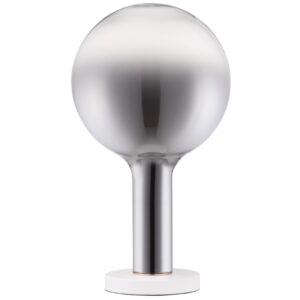 Kouřově &scaron;ed&aacute; skleněn&aacute; stoln&iacute; LED lampa Nova Luce Nostos
