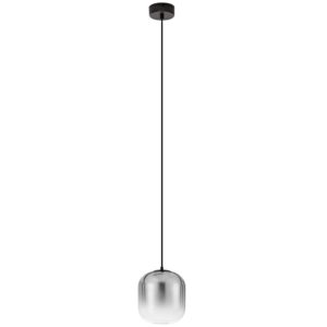 Kouřově &scaron;ed&eacute; skleněn&eacute; z&aacute;věsn&eacute; LED světlo Nova Luce Aelia 14 cm