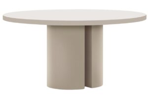 Lakovan&yacute; j&iacute;deln&iacute; stůl Kave Home Nealy 150 cm - odst&iacute;n ecru