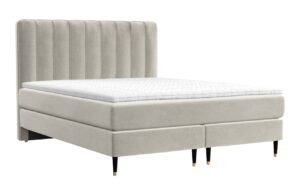 Maison de R&ecirc;ve B&eacute;žov&aacute; sametov&aacute; postel boxspring KOBBE 180 x 200 cm