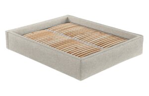 Maison de R&ecirc;ve &Scaron;edo-b&eacute;žov&aacute; čalouněn&aacute; dvoulůžkov&aacute; postel ALVAR L 180 x 200 cm s &uacute;ložn&yacute;m prostorem