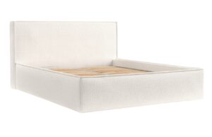 Maison de R&ecirc;ve Světle b&eacute;žov&aacute; čalouněn&aacute; dvoulůžkov&aacute; postel LOUNGE L 180 x 200 cm s &uacute;ložn&yacute;m prostorem