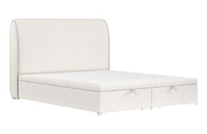 Maison de R&ecirc;ve Světle b&eacute;žov&aacute; čalouněn&aacute; dvoulůžkov&aacute; postel NOHO 180 x 200 cm s &uacute;ložn&yacute;m prostorem