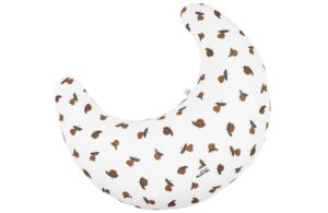Malomi Kids B&iacute;l&yacute; bavlněn&yacute; kojic&iacute; pol&scaron;t&aacute;ř Garden Fruits 62 cm