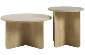 Marckeric Set konferenčn&iacute;ch stolků Hillary 50/70 cm