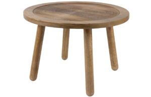 Masivn&iacute; mangov&yacute; konferenčn&iacute; stolek ZUIVER DENDRON 60 cm