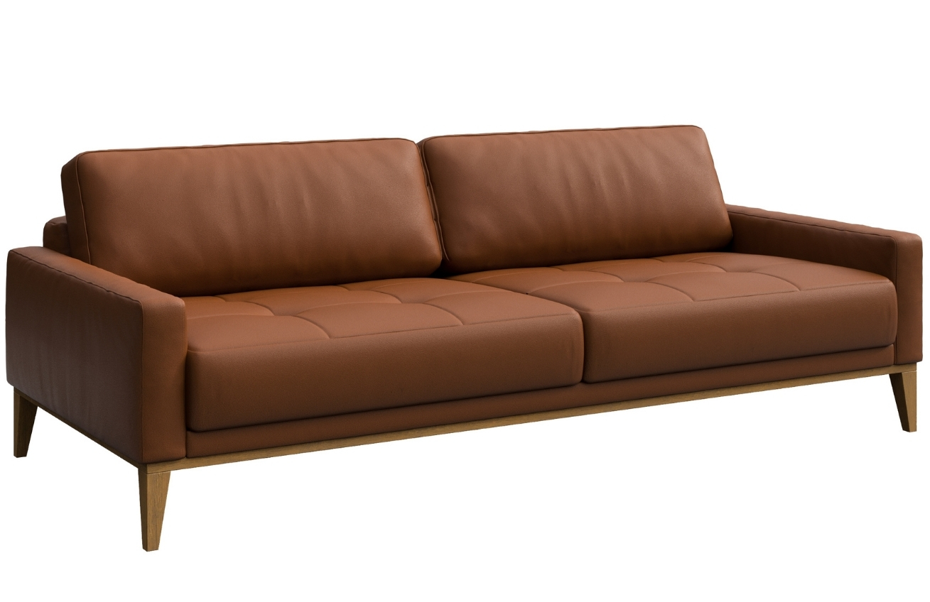 Mesonica Kožená pohovka Musso Tufted 211 cm