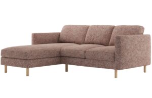 Micadoni Růžov&aacute; rohov&aacute; pohovka Eden 250 cm