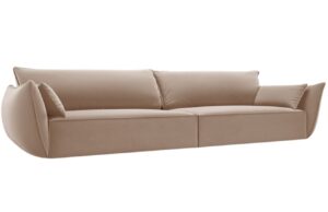 Micadoni Sametov&aacute; pohovka Kaelle 248 cm