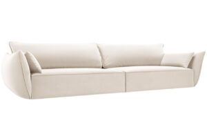 Micadoni Sametov&aacute; pohovka Kaelle 248 cm