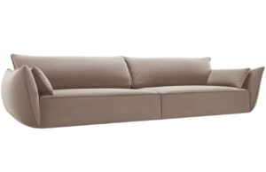 Micadoni Sametov&aacute; pohovka Kaelle 248 cm