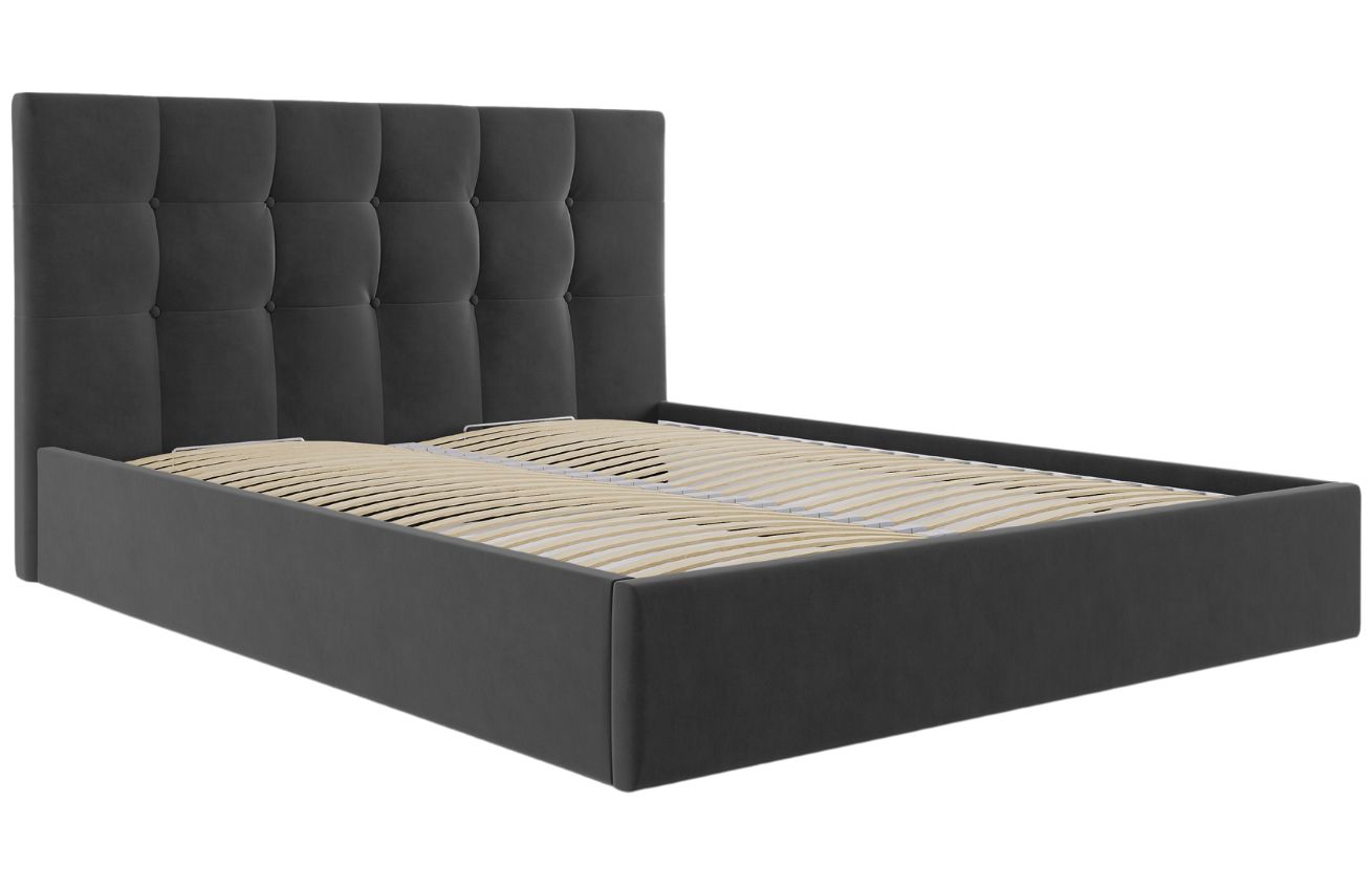 Micadoni Sametová postel Phaedra 160 x 200 cm