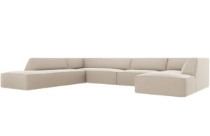 Micadoni Sametov&aacute; rohov&aacute; pohovka Ruby 366 cm