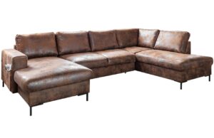 Miuform Koženkov&aacute; rozkl&aacute;dac&iacute; pohovka Lofty Lilly 303 cm