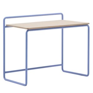 Modr&yacute; psac&iacute; stůl Kave Home Tinn 80 x 45 cm