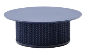 Modr&yacute; zahradn&iacute; konferenčn&iacute; stolek Kave Home Sedalis 99 cm