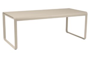Mu&scaron;k&aacute;tově &scaron;ed&yacute; kovov&yacute; stůl Fermob Bellevie 196 x 90 cm