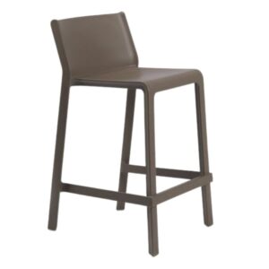 Nardi Hněd&aacute; plastov&aacute; barov&aacute; židle Trill 65 cm