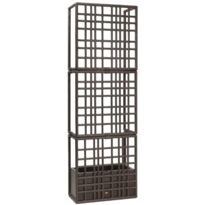 Nardi Hněd&aacute; plastov&aacute; samonosn&aacute; živ&aacute; stěna Sipario 211 x 70