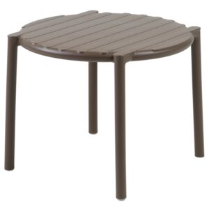 Nardi Hněd&yacute; plastov&yacute; zahradn&iacute; odkl&aacute;dac&iacute; stolek Doga 50 cm
