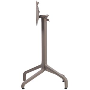 Nardi &Scaron;edohněd&aacute; hlin&iacute;kov&aacute; stolov&aacute; skl&aacute;pěc&iacute; podnož Frasca Mini 72 cm