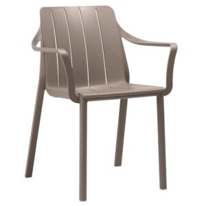 Nardi &Scaron;edohněd&eacute; plastov&eacute; zahradn&iacute; křeslo Tiberina