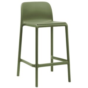 Nardi Zelen&aacute; plastov&aacute; barov&aacute; židle Faro Mini 65 cm