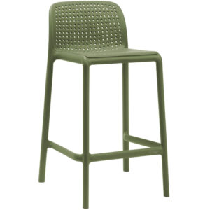 Nardi Zelen&aacute; plastov&aacute; barov&aacute; židle Lido Mini 65 cm