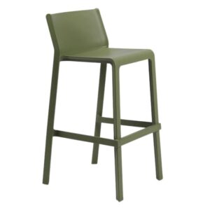 Nardi Zelen&aacute; plastov&aacute; barov&aacute; židle Trill 76 cm