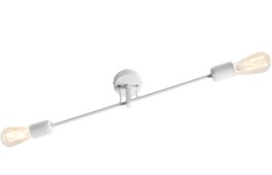 Nordic Design B&iacute;l&eacute; kovov&eacute; n&aacute;stěnn&eacute; sv&iacute;tidlo Dogi 2 L