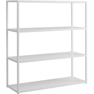 Nordic Design B&iacute;l&yacute; kovov&yacute; reg&aacute;l Hypper 100 x 110 cm
