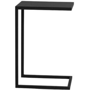 Nordic Design Čern&yacute; kovov&yacute; odkl&aacute;dac&iacute; stolek Volme 30 cm