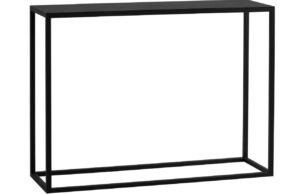 Nordic Design Čern&yacute; kovov&yacute; toaletn&iacute; stolek Moreno 100 x 30 cm