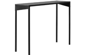 Nordic Design Čern&yacute; kovov&yacute; toaletn&iacute; stolek Narvik 100 x 35 cm
