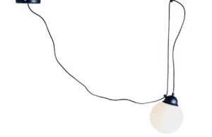 Nordic Design Op&aacute;lově b&iacute;l&eacute; skleněn&eacute; z&aacute;věsn&eacute; světlo Dion Multi I.