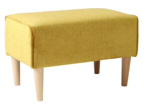 Nordic Design Žlut&aacute; l&aacute;tkov&aacute; podnožka Alta