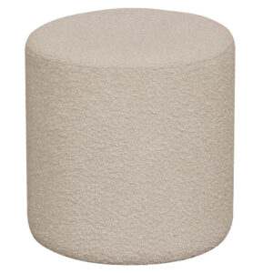 Nordic Living B&eacute;žov&yacute; boucl&eacute; taburet Ejby 34 cm
