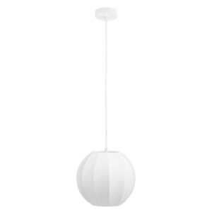 Nordic Living B&iacute;l&eacute; z&aacute;věsn&eacute; světlo Coven 25 cm