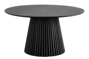 Nordic Living Čern&yacute; dubov&yacute; j&iacute;deln&iacute; stůl Osaka 140 cm