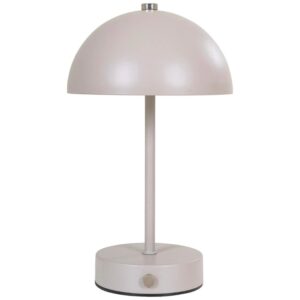 Nordic Living P&iacute;skově hněd&aacute; kovov&aacute; nab&iacute;jec&iacute; stoln&iacute; LED lampa Halle