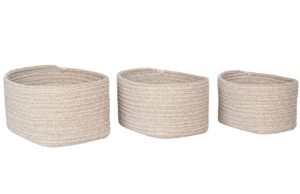 Nordic Living Set tř&iacute; b&eacute;žov&yacute;ch bavlněn&yacute;ch ko&scaron;ů Candimala
