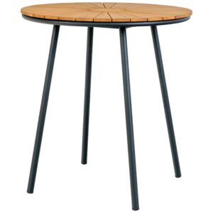 Nordic Living Teakov&yacute; zahradn&iacute; stůl Cleveland 70 cm
