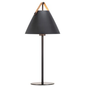 Nordlux Čern&aacute; kovov&aacute; stoln&iacute; lampa Strap