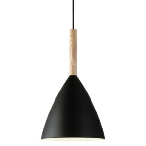 Nordlux Čern&eacute; kovov&eacute; z&aacute;věsn&eacute; světlo Pure 20 cm