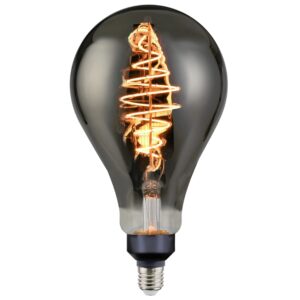 Nordlux Kouřově &scaron;ed&aacute; dekorativn&iacute; stm&iacute;vateln&aacute; LED ž&aacute;rovka E27 8